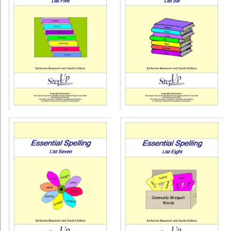Essential Spelling Lists 5-8