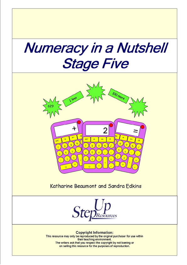 Numeracy in a Nutshell Stage 5 Teaching Book