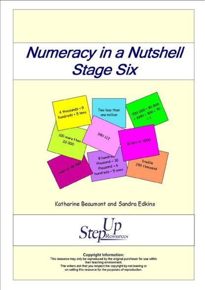 Numeracy in a Nutshell Stage 6 Programme Set (ebook & additional resources)